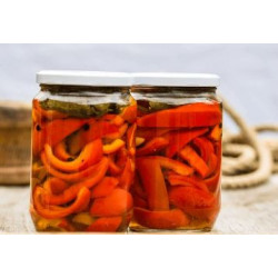 Lot de 2 pots de poivrons...
